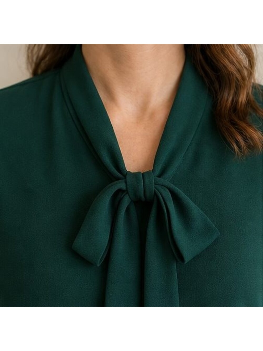 Gray Ruffle Blouse - Picture 4 of 6